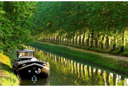 El Canal du Midi a su paso por Argeliers